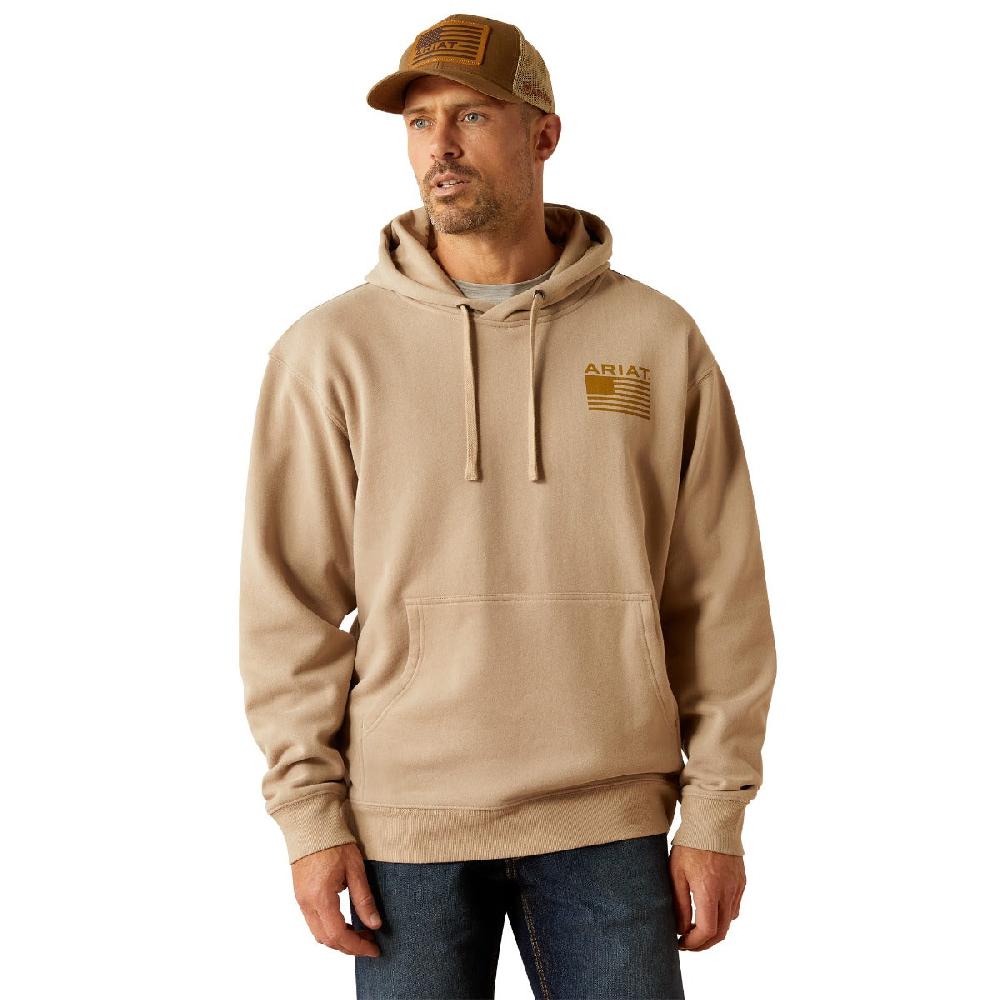 Ariat Beige Camo Hex Men's Hoodie 10052460