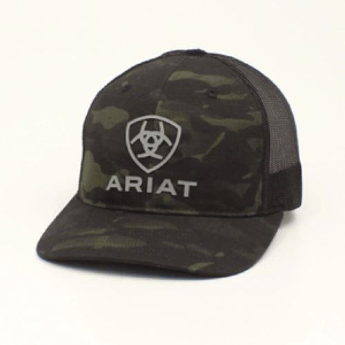 Ariat Black Camo Mens R112 Cap A300017101
