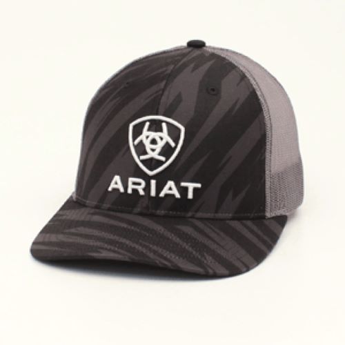Ariat Black/Grey R112 Men's Cap A300016901