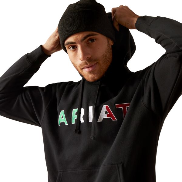 Ariat Black Mexico Men's Hoodie 10038962
