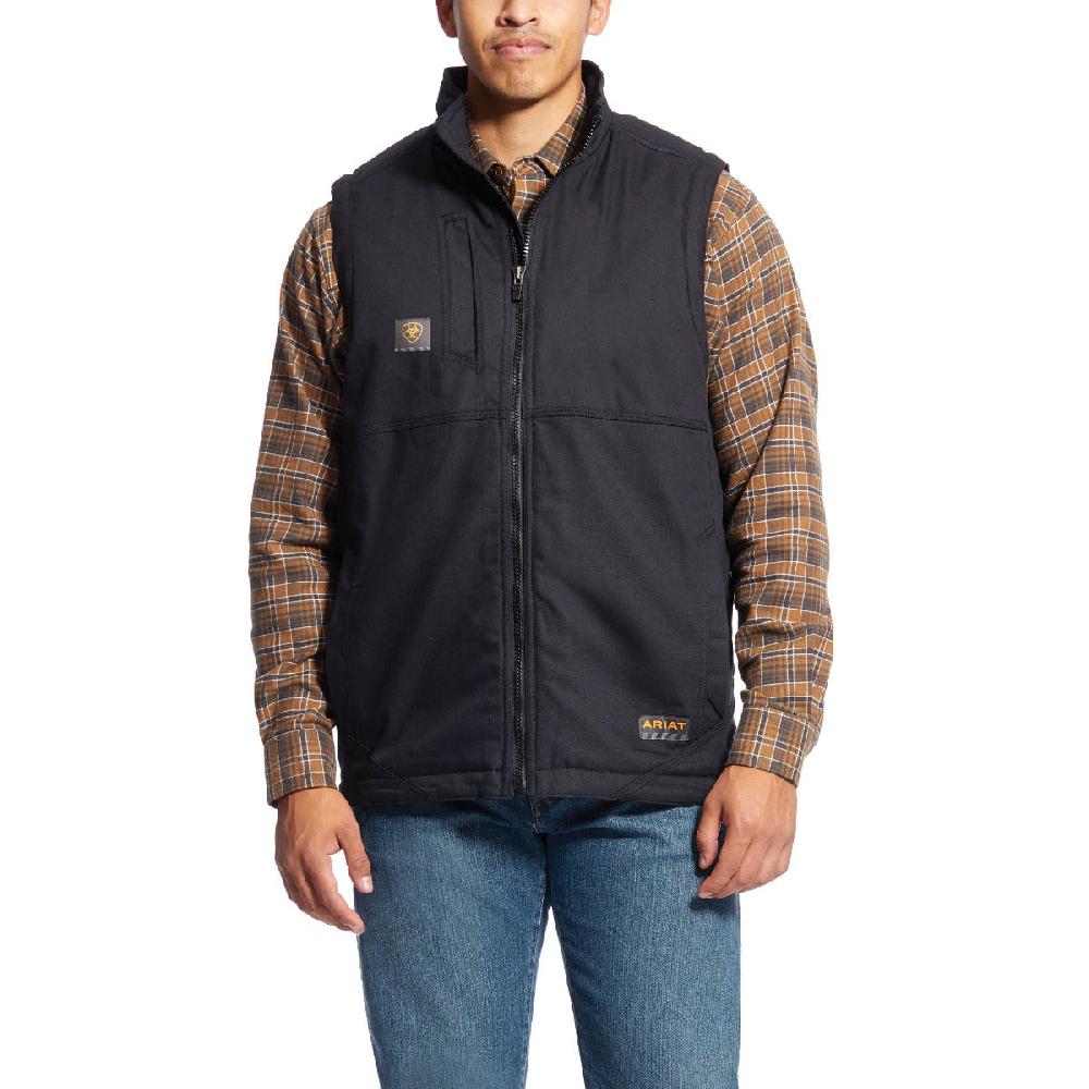 Ariat Black Rebar DuraCanvas Vest 10023933