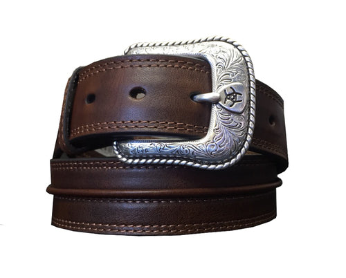 Ariat Medium Brown Rowdy Mens Belt A1019444