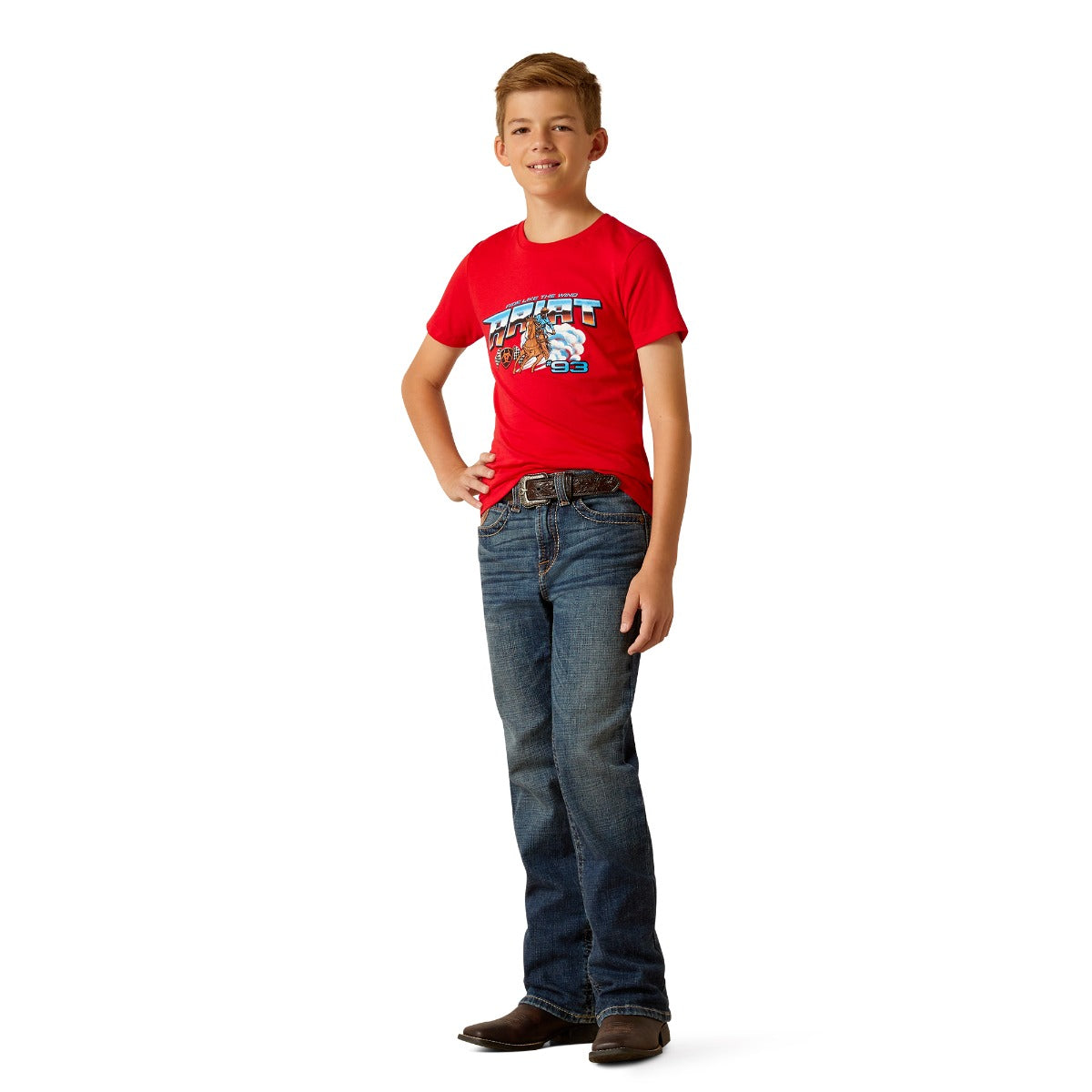 Ariat Red Racing 93 Boys T-Shirt 10051745