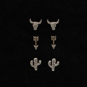 Blazin Roxx Set of 3 Earrings 30959