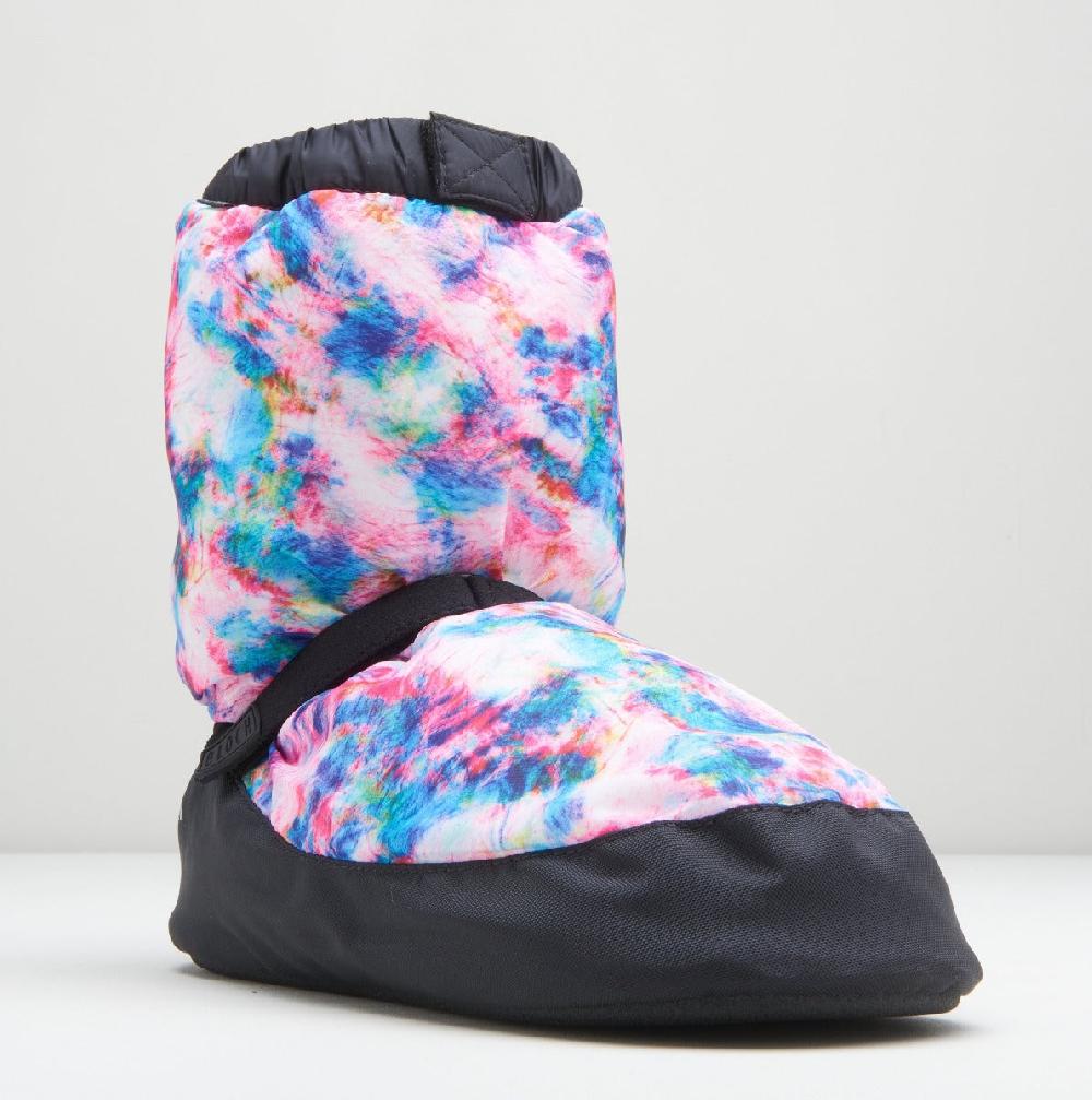 Bloch Blue Tie Dye Warm Up Booties IM009P