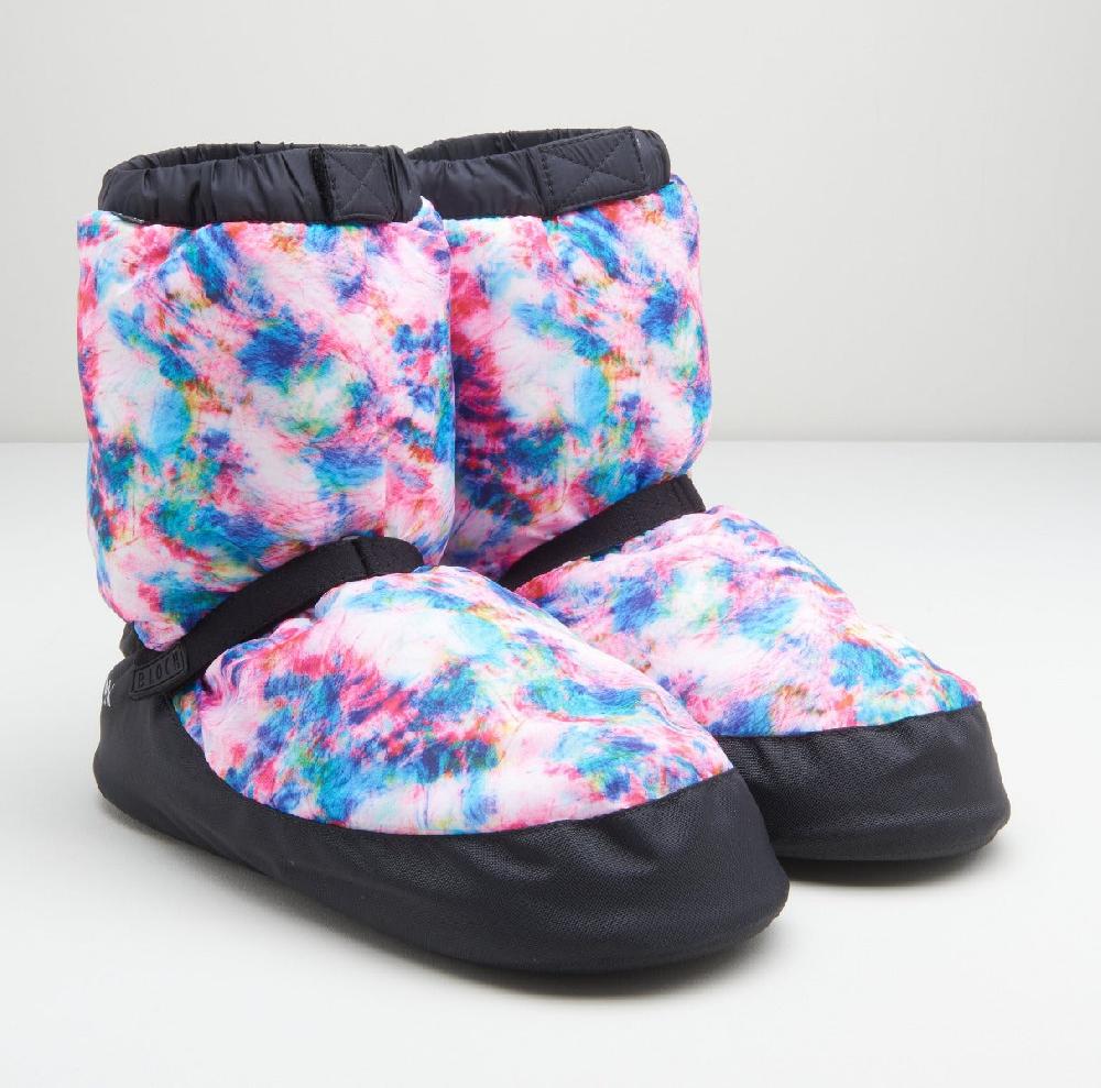 Bloch Blue Tie Dye Warm Up Booties IM009P