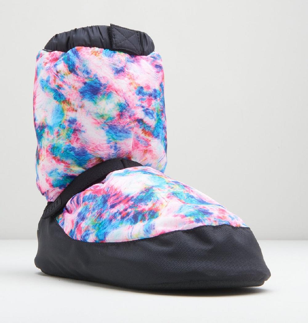 Bloch Blue Tie Dye Warm Up Booties IM009P