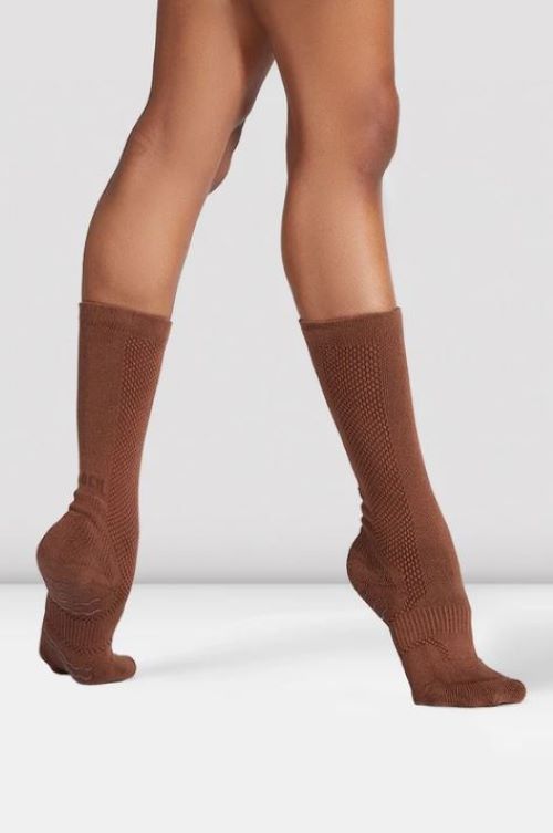 Bloch Cocoa Blochsox Dance Socks A1000-COA