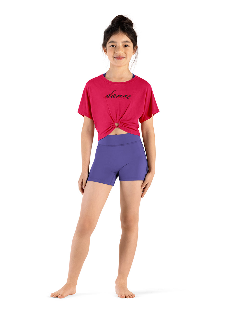 Bloch Dance Print Crop Tee M753C
