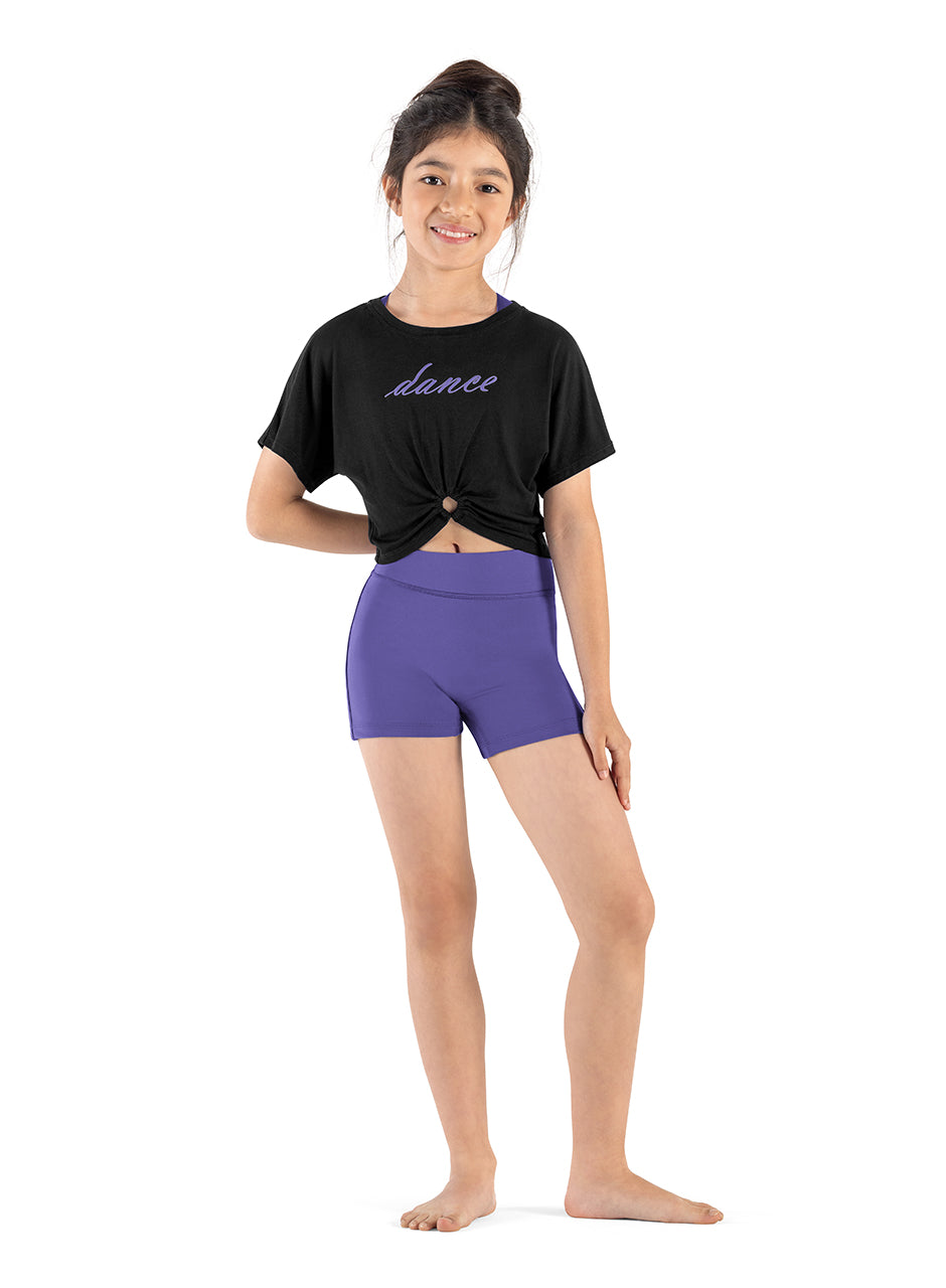 Bloch Dance Print Crop Tee M753C