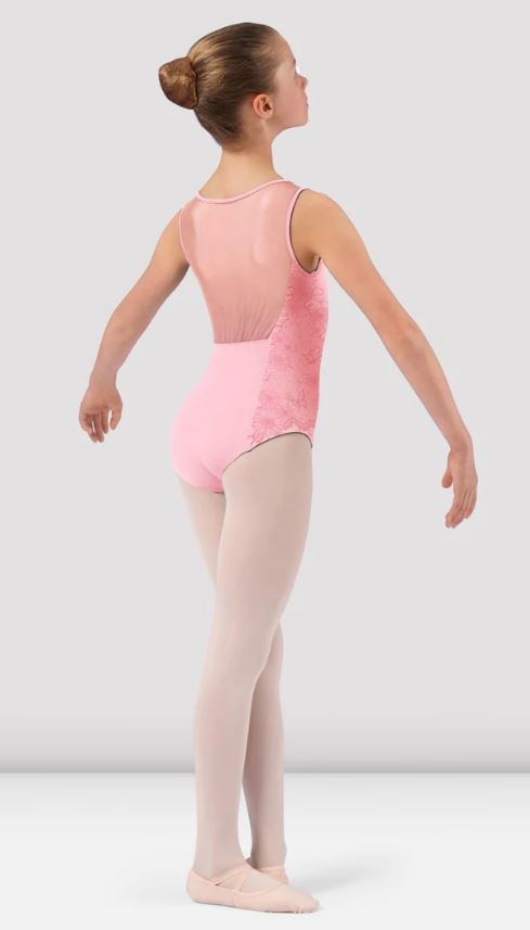 Bloch Lace Mesh Tank Leo CL4175