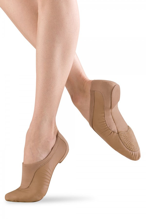 Bloch Pulse Girls Leather Jazz Shoes SO470G