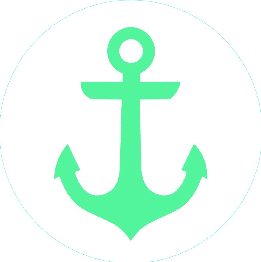 Bogg Bag Anchor Turquoise Bits