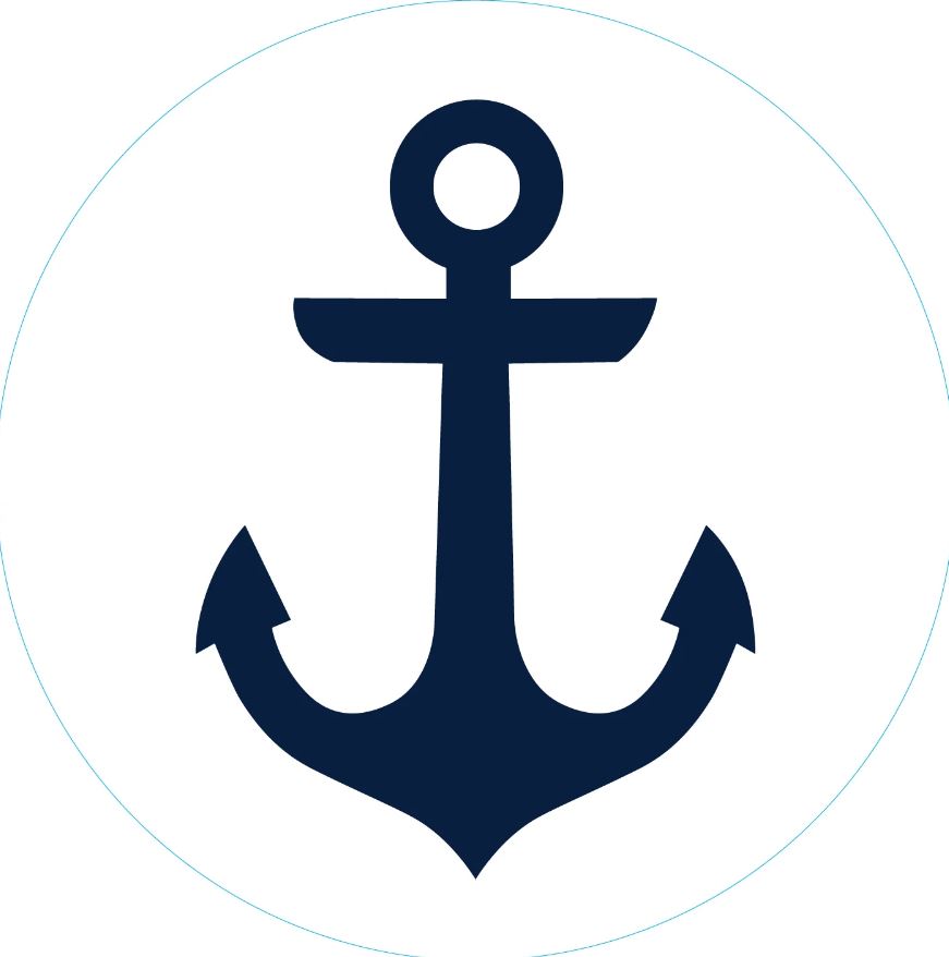 Bogg Bag Navy Anchor Bit