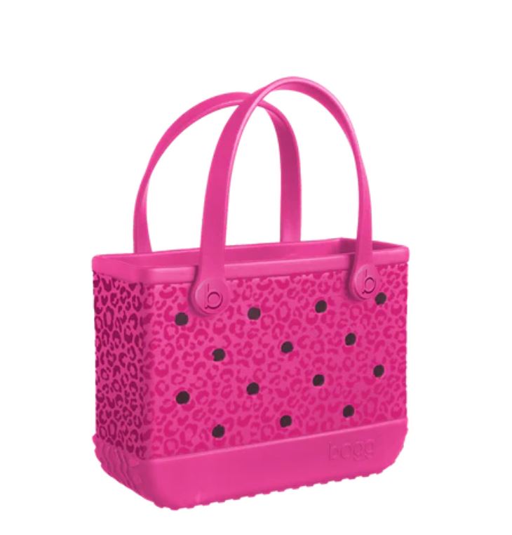 Bogg Bag Pink Leopard Bitty Bag