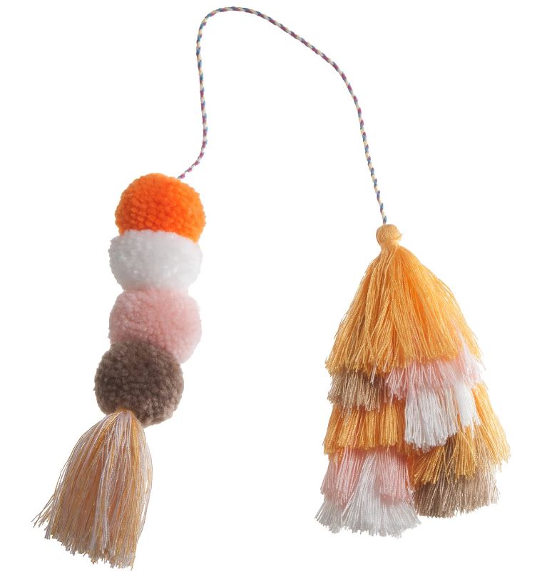 Bogg Creamsicle Double Baubles Tassel