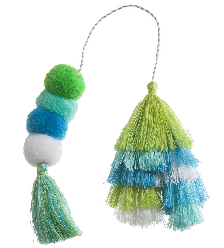 Bogg Seaweed Double Baubles Tassel