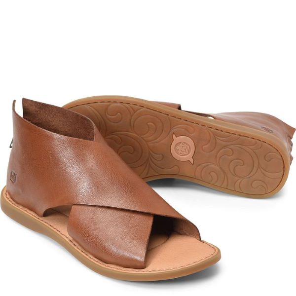 Born Cuoio Brown Iwa Womens Sandals F78006