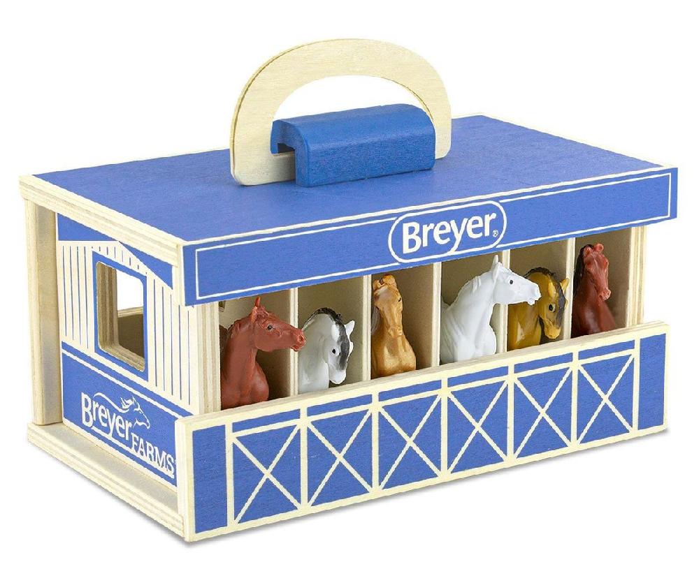 Breyer Farms Wood Stable Playset 59217