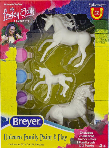 Breyer Unicorn Family Paint & Play Kit 4262