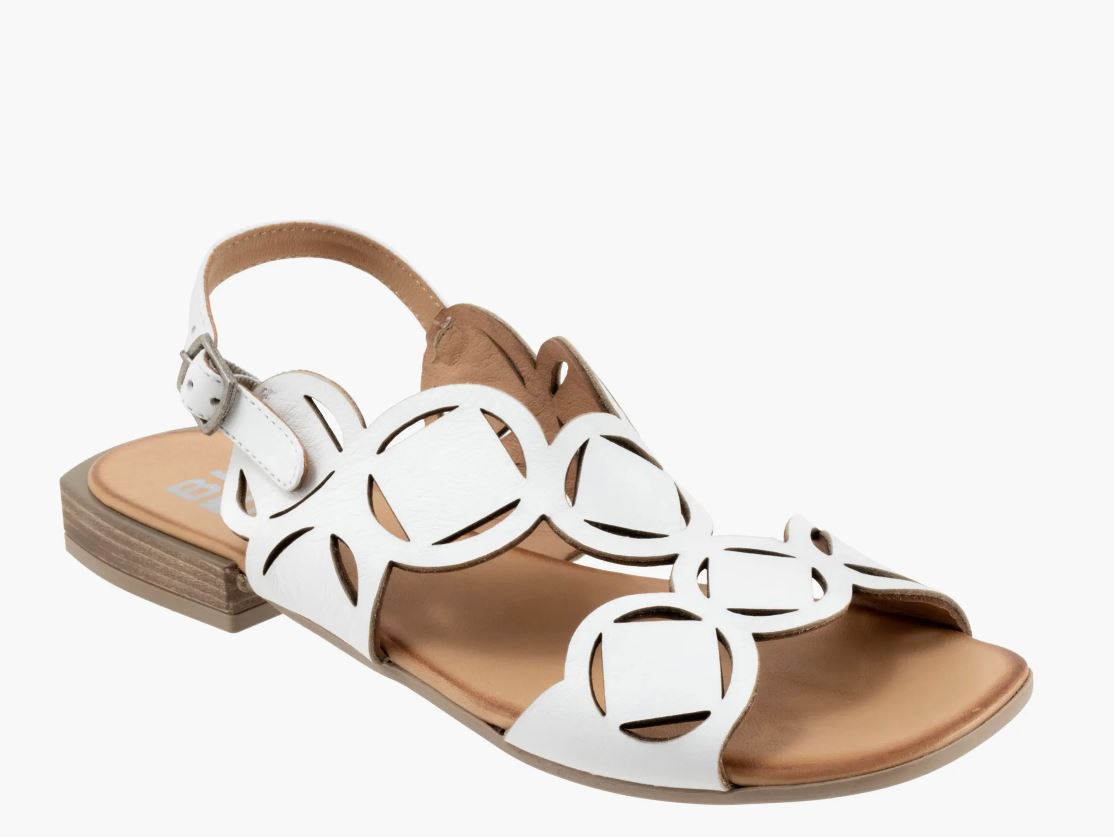 Bueno White Avril Women's Sandals B1300100