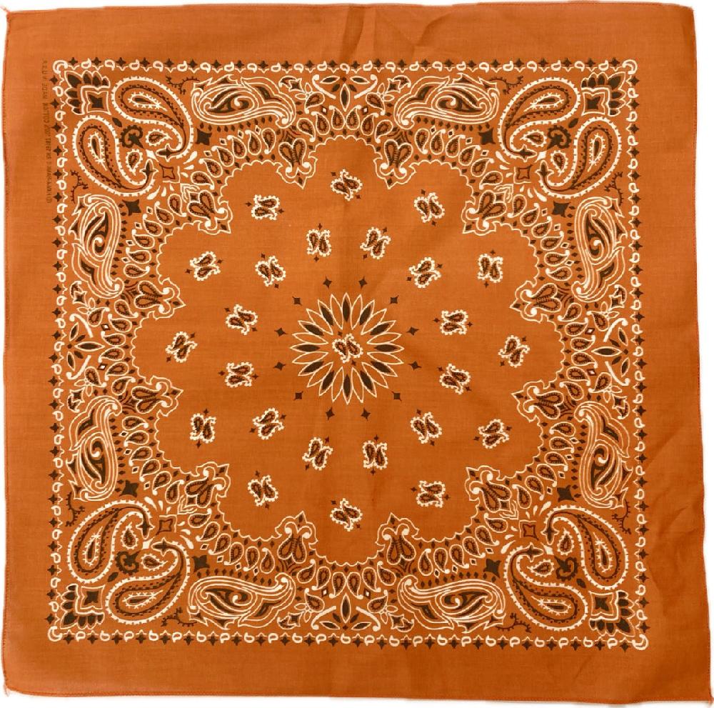 Burnt Orange American Classic Bandana 11