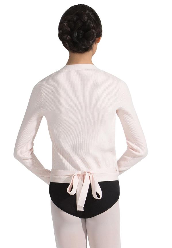 Capezio Ribbed Knit Wrap Sweater 11381W