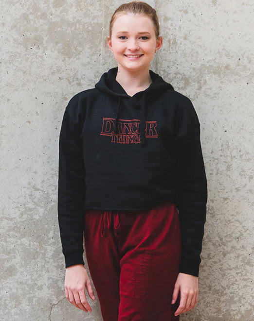 Covet Dancer Things Crop Hoodie DT-CH