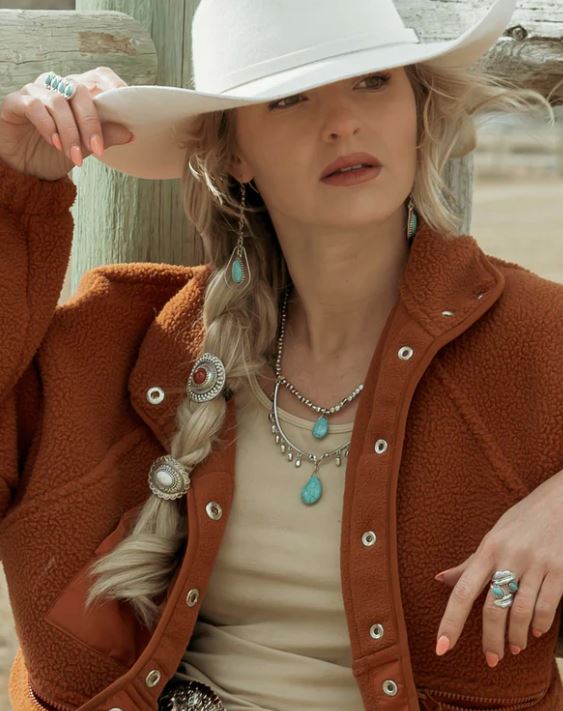 Cowgirl Confetti Elizabeth Hair Tie CCHRA07