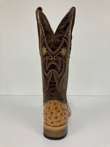 Cowtown Tan Ostrich Print Womens Boots Q477