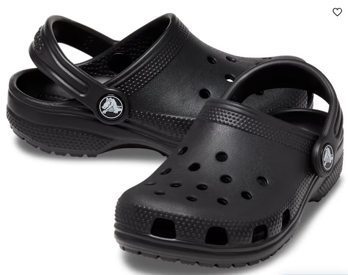Crocs Black Toddler Classic Clogs 206990