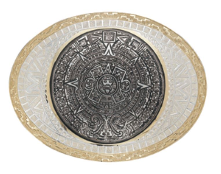 Crumline Aztec Calendar Buckle C01617