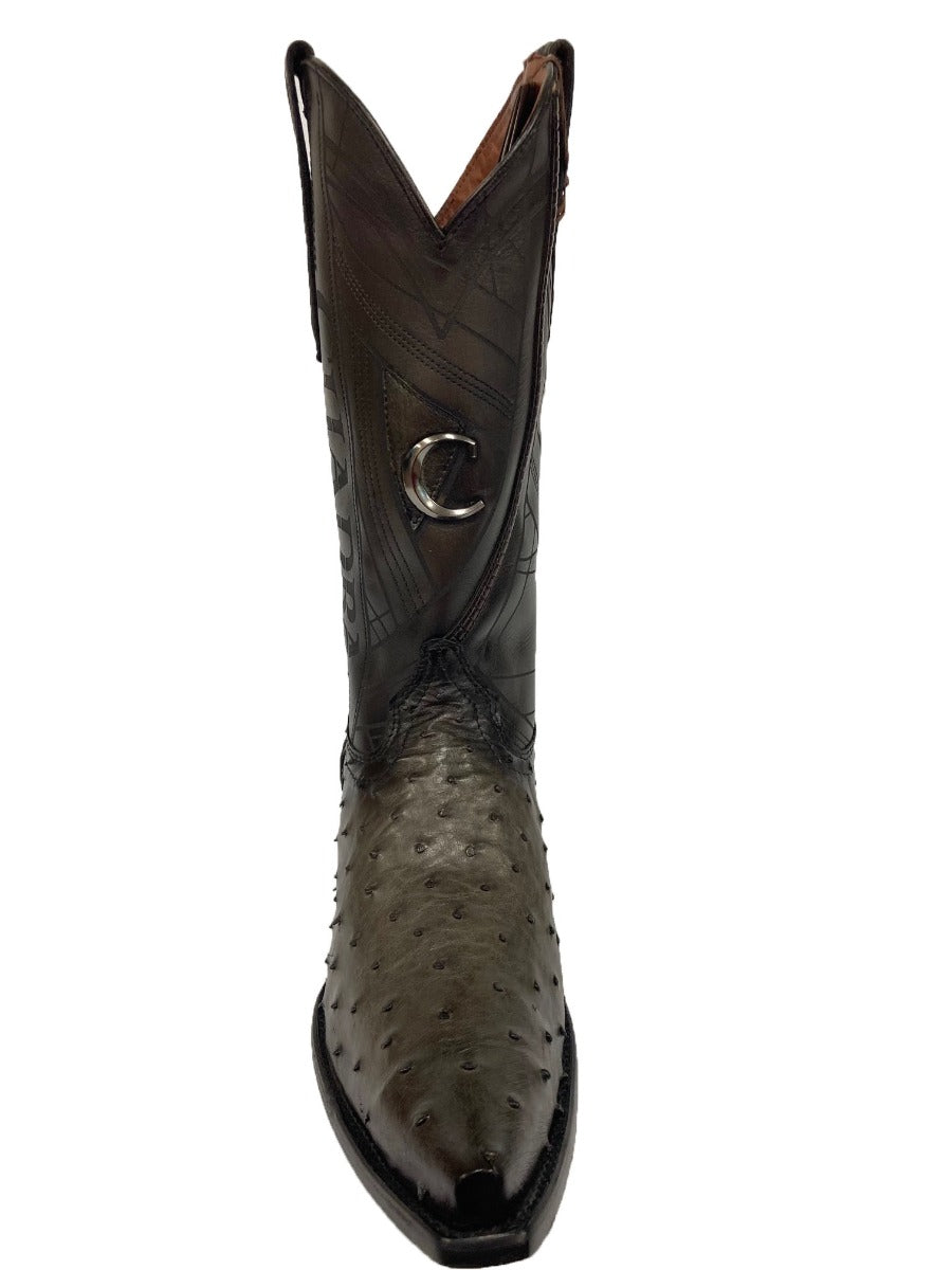 Cuadra Flame Grey Ostrich Men's Boots CU838