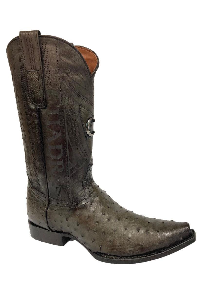 Cuadra Flame Grey Ostrich Men's Boots CU838