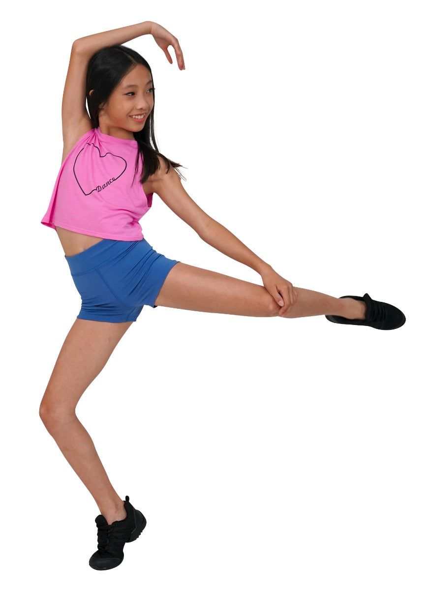 Danznmotion High Waist Booty Short 22406A