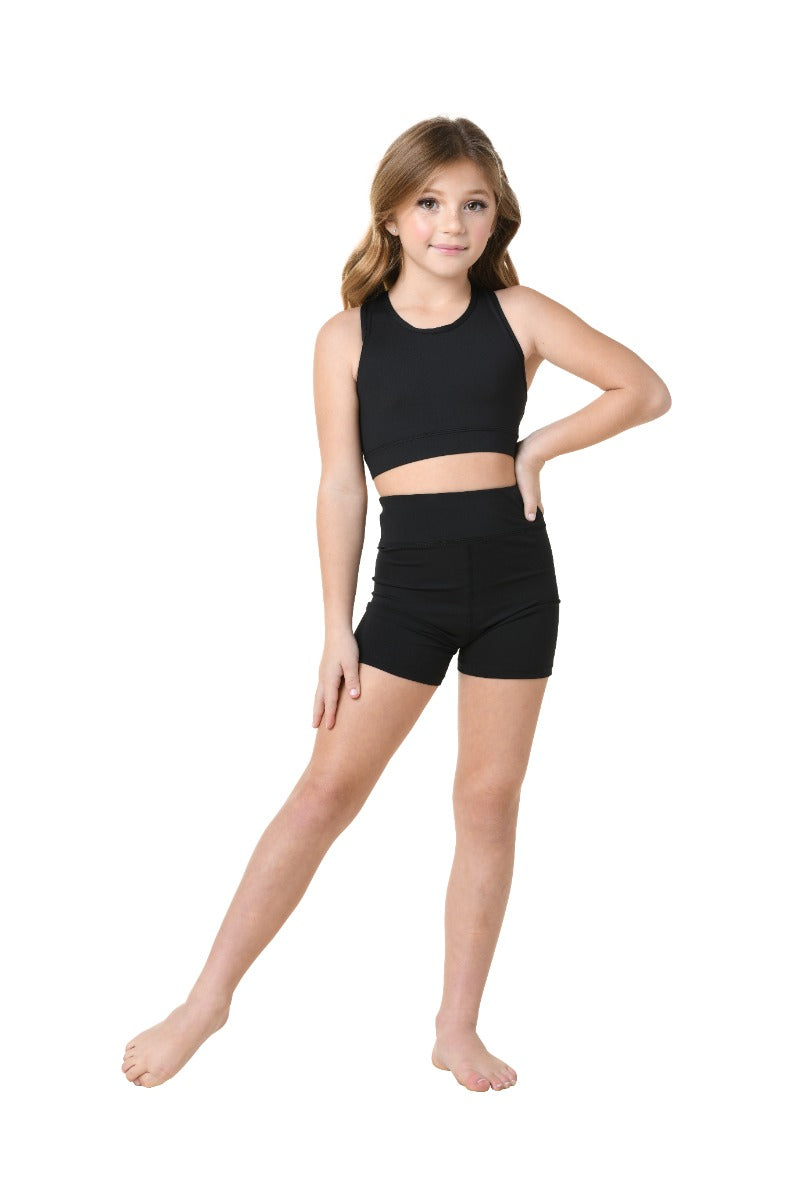 Danznmotion High Waist Booty Short 22406C