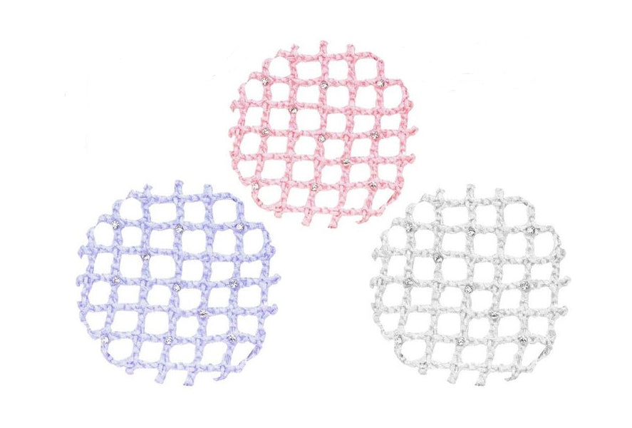 Danznmotion Large Rhinestone Bun Cover 685