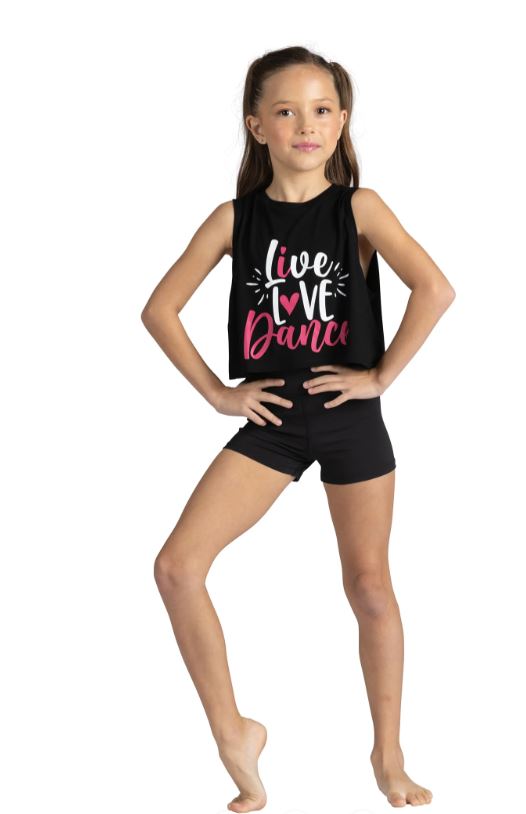Danznmotion Live Love Dance Tee 24314C