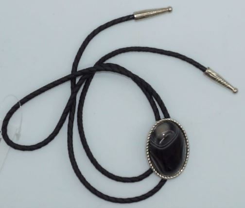 Double S Onyx Stone Western Bolo 22836