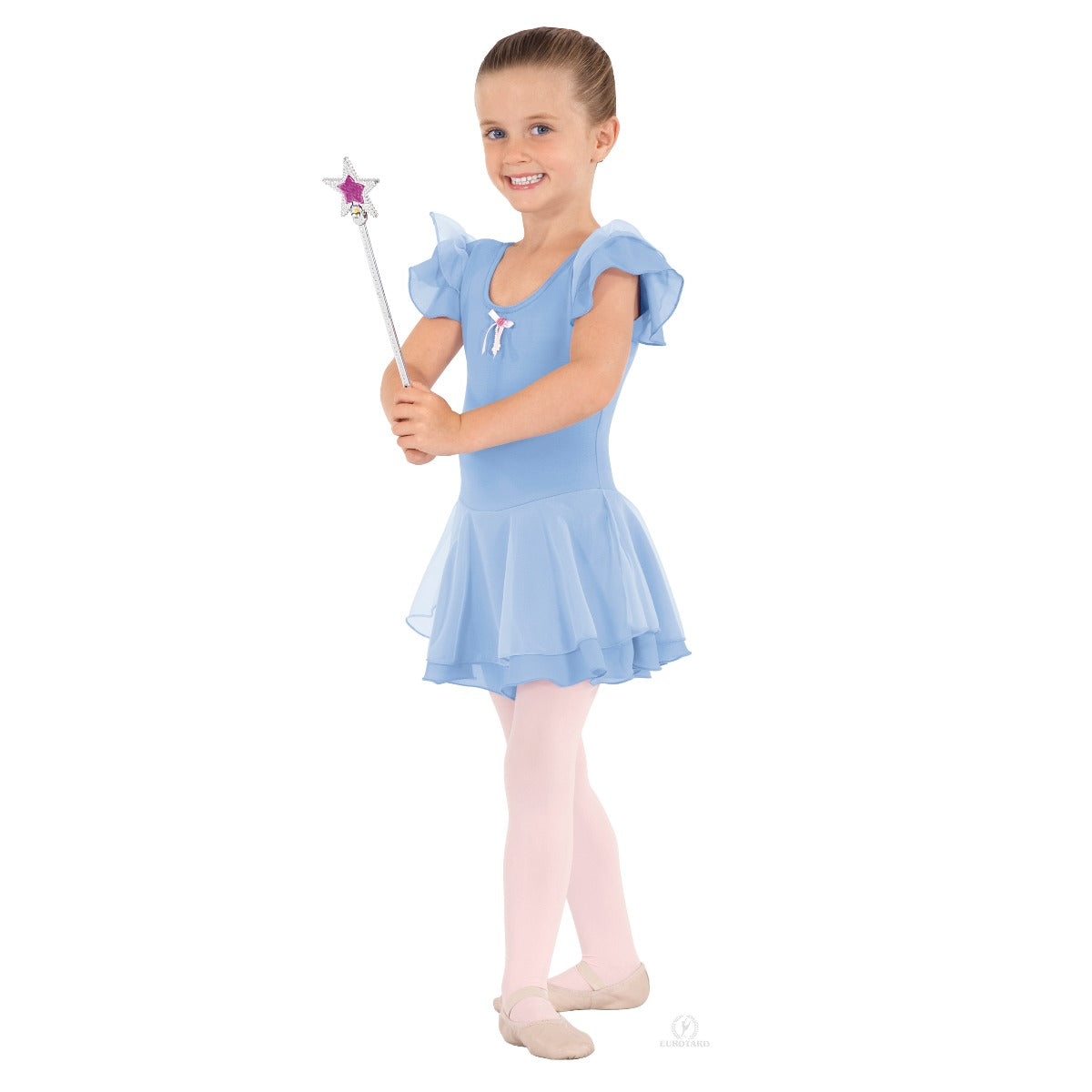 Eurotard Girls Ruffle Sleeve Dress 0206