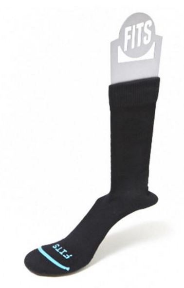 F5003-000 Black Casual Crew Fits Socks