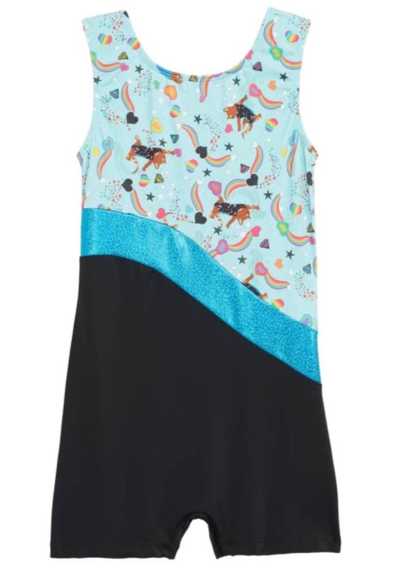 Girl Power Gymcat Girls Biketard LE103