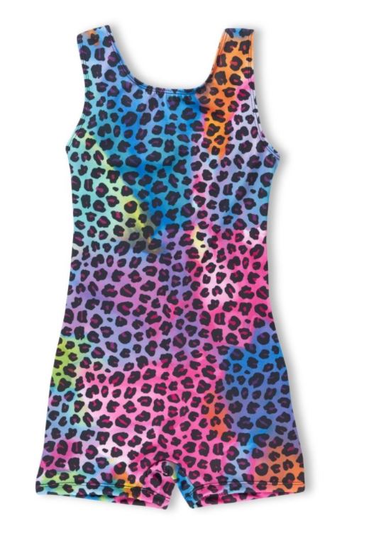 Girl Power Rainbow Girls Biketard LE103