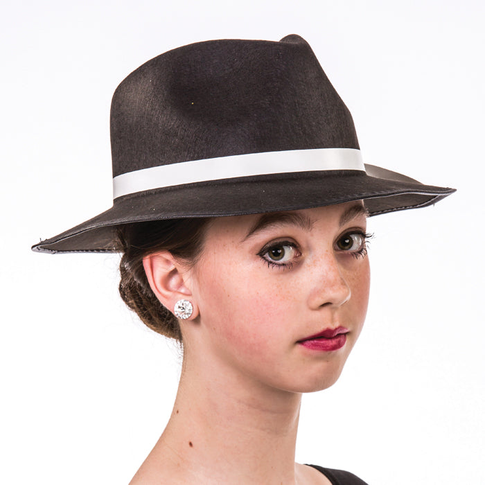 H-01 Black Gangster Hat