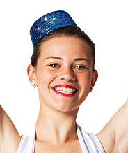 H-38(sm) Glitter Pillbox Hat (Sm)