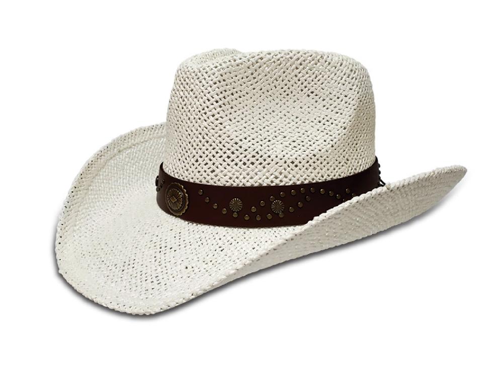 Hat Vison White Western Hat R33