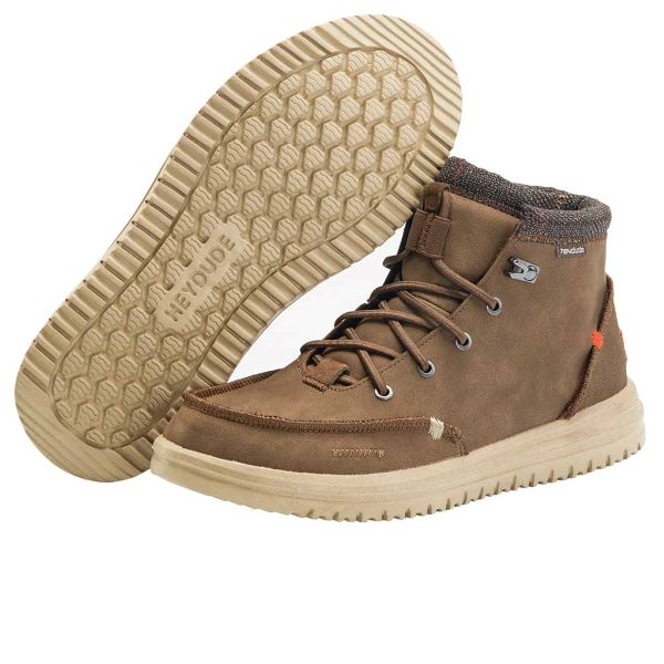 Hey Dude Brown Bradley Mens Boots 113301500