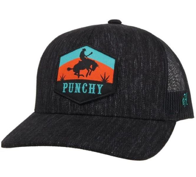 Hooey Black Punchy Hat 5027T-BK