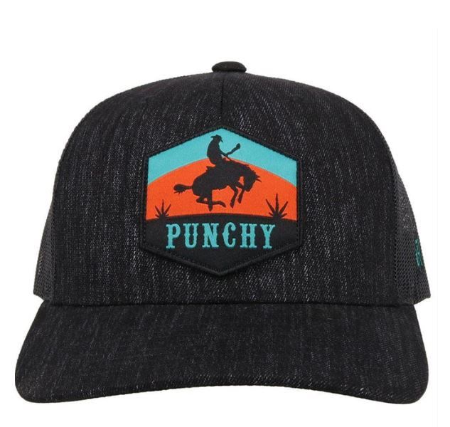 Hooey Black Punchy Hat 5027T-BK