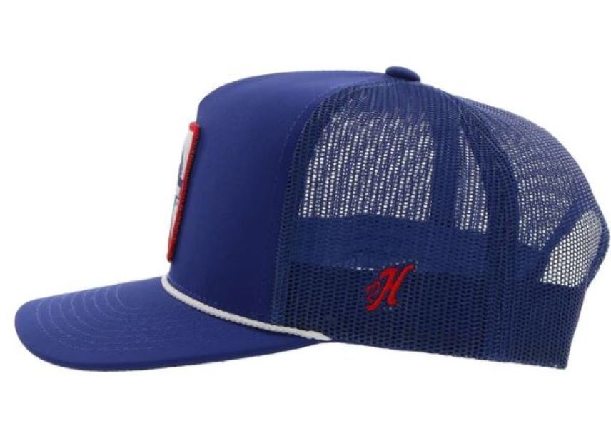 Hooey Blue Pabst Blue Ribbon Hat 2274T-BL